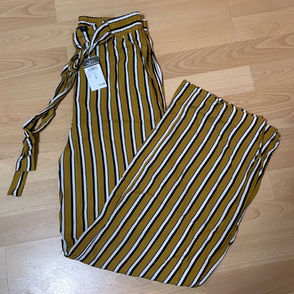 3/$20 Striped wide leg pants from Rue21